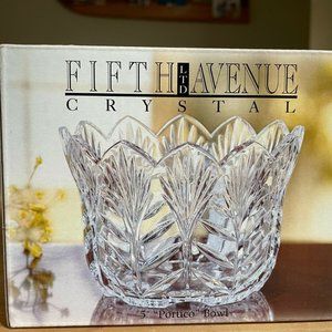 Crystal Portico Bowl - 5" - Fifth Avenue Crystal